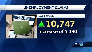 Iowa Workforce Development reports 10,747 initial jobless claims