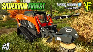 The Stumps Are In The Way! | Silverrun Forest | Farming Simulator 22 | Sponsored By GPORTAL