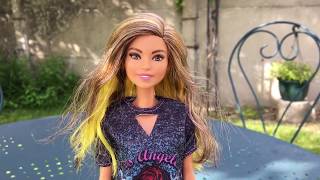 Review VF Barbie Fashionistas 2018 # 87 rockstar glam - YouTube