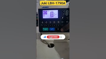 juki Lbh-1790a Button hole machine speed Lock