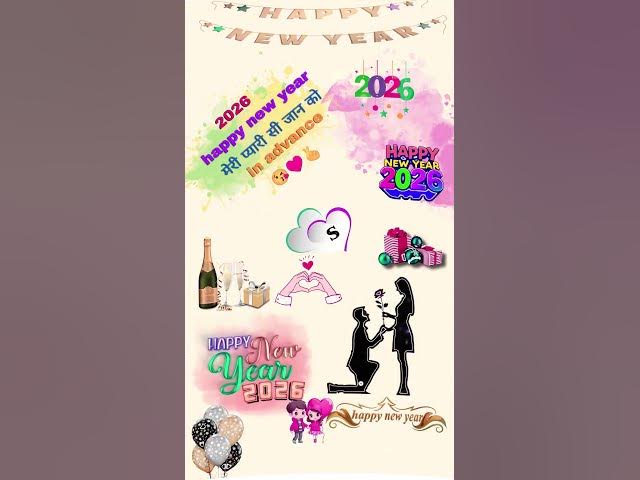 happy happy new year bolo my dear status video! happy new year ka status! Naya saal ka status video