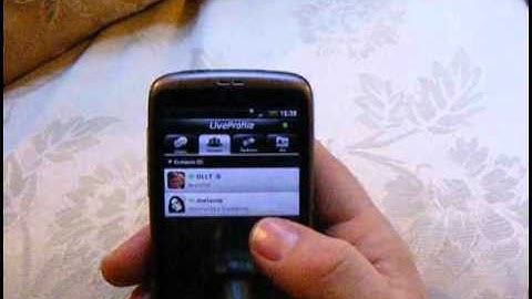 Liveprofile App for Android Phone Review (HTC Desire)