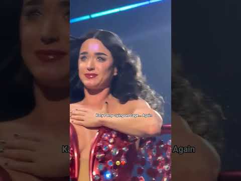KATY PERRY CRYING ON STAGE LIFETIMES TOUR AUSTRALIA LIVE