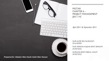 MGT345 | Chapter 6: Project Management | UiTMj