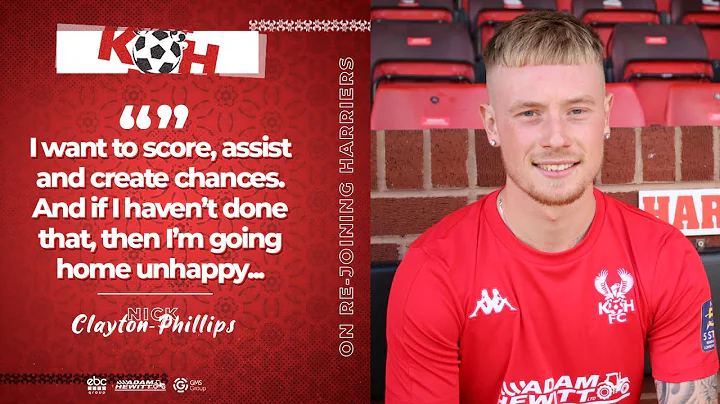 Nick Clayton-Phillips signs for Harriers! 25/10/21