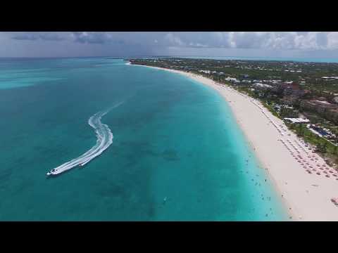 Turks and Caicos - Grace Bay - Providenciales - July 2019 - Aerial View