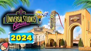Universal Studios Florida RIDES \& ATTRACTIONS 2024 | Universal Orlando Resort