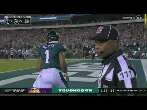 Jalen Hurts INSANE TD run vs. Vikings