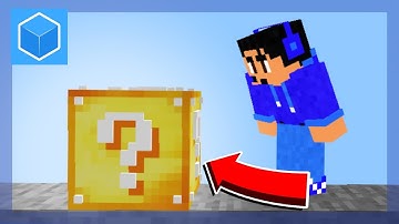 Minecraft SkyWars, but there’s Lucky Blocks!!! (Minecraft CubeCraft Lucky Block SkyWars Solo)