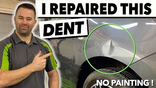 SUPER CLEAN PDR REPAIR ON A FRONT FENDER | Paintless Dent Removal Uk 🇬🇧|By Dent-Remover screenshot 5