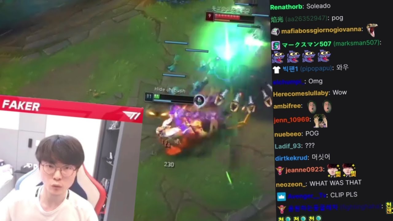 League of Legends  Faker triunfa con su stream en Twitch 