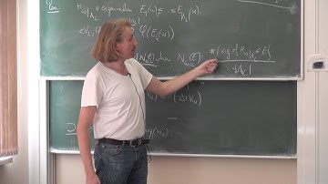 Lecture 2 | On the statistics of random operators in the localized phase | Frédéric Klopp