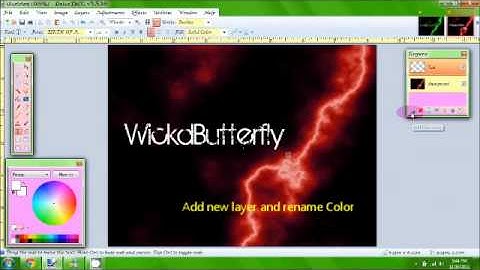 Paint.net Tutorial- Lightning Background w/ Text