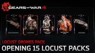 Gears Of War 4 - Locust Drones Pack Opening 15 Packs