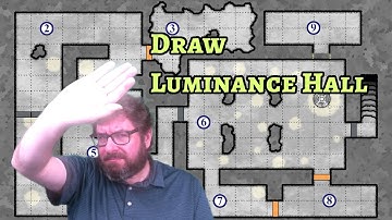 How to Draw Luminance Hall - D&D Encounter Maps Using GIMP