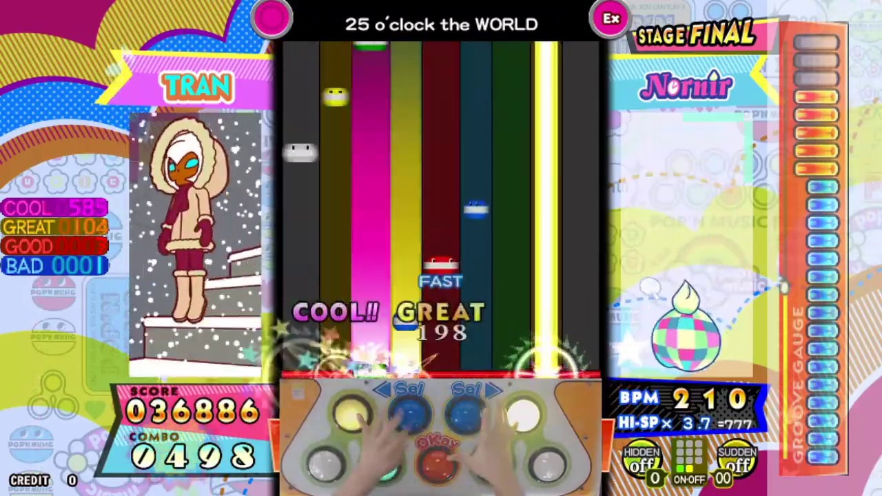 Pop N Music 25 O Clock The World Ex Mirror Clear Youtube