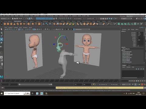 Maya Tutorials, Learn 3D Modeling a Human Character from Scratch in ...