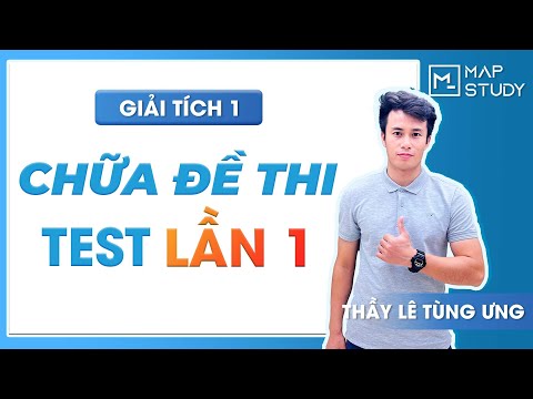 Video [LIVE - GIẢI TÍCH 1] CHỮA ĐỀ THI TEST LẦN 1 - THẦY LÊ... - youtube