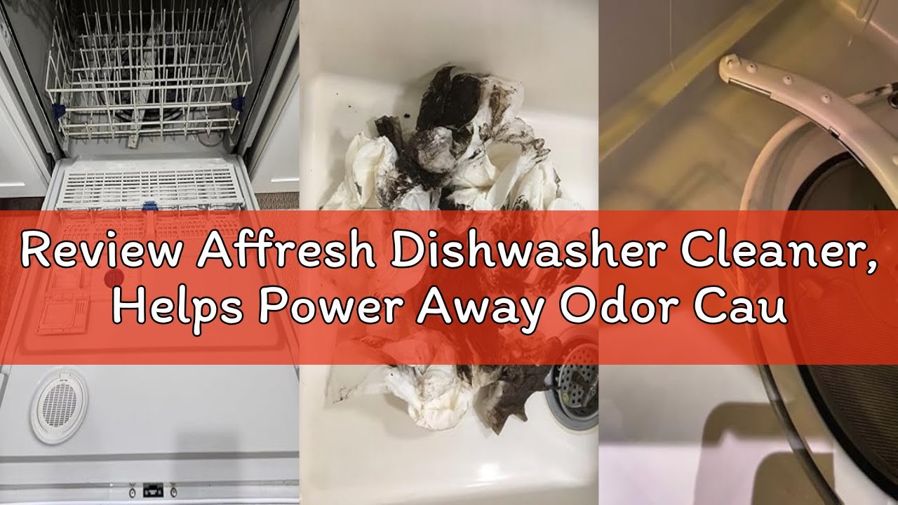 Review Affresh Dishwasher Cleaner, Helps Power Away Odor Causing Bacteria, Limescale, Mineral Deposi