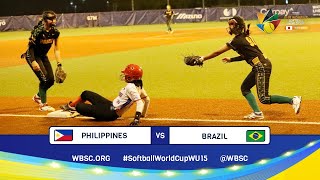 Highlights - Game 29 - Philippines vs Brazil - 2023 U-15 Women's Softball World Cup