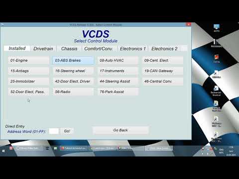 VCDS - Golf/Jetta - ABS/ESP - Scan & Clear Codes
