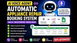 ElevenLabs + n8n AI Voice-Based Appliance Repair Booking Assistant