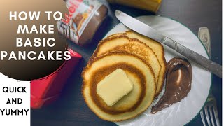 How To Make Basic Pancakes Quick Pancake Recipe Pinch Of Masti