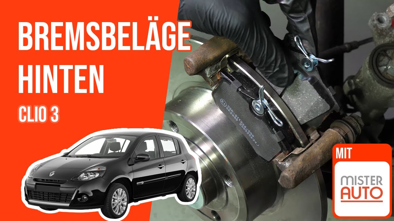 Renault Clio Bremsen Hinten Wechseln