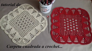 Square crochet folder/ EASY AND FAST #folders #crochet #normaysustejidos