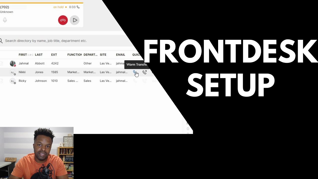 How to Setup 8x8 Frontdesk