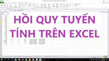 Chạy hồi quy đơn trên Excel