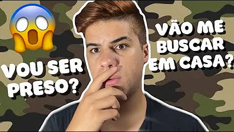 O que acontece se não se alistar para o exército?