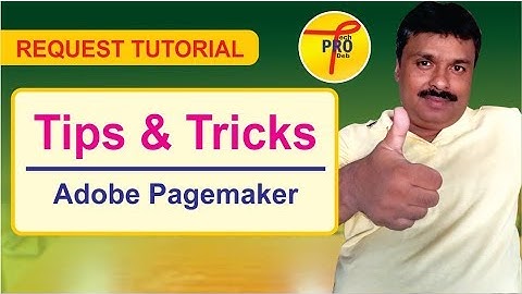 Tips and Tricks | Adobe Pagemaker