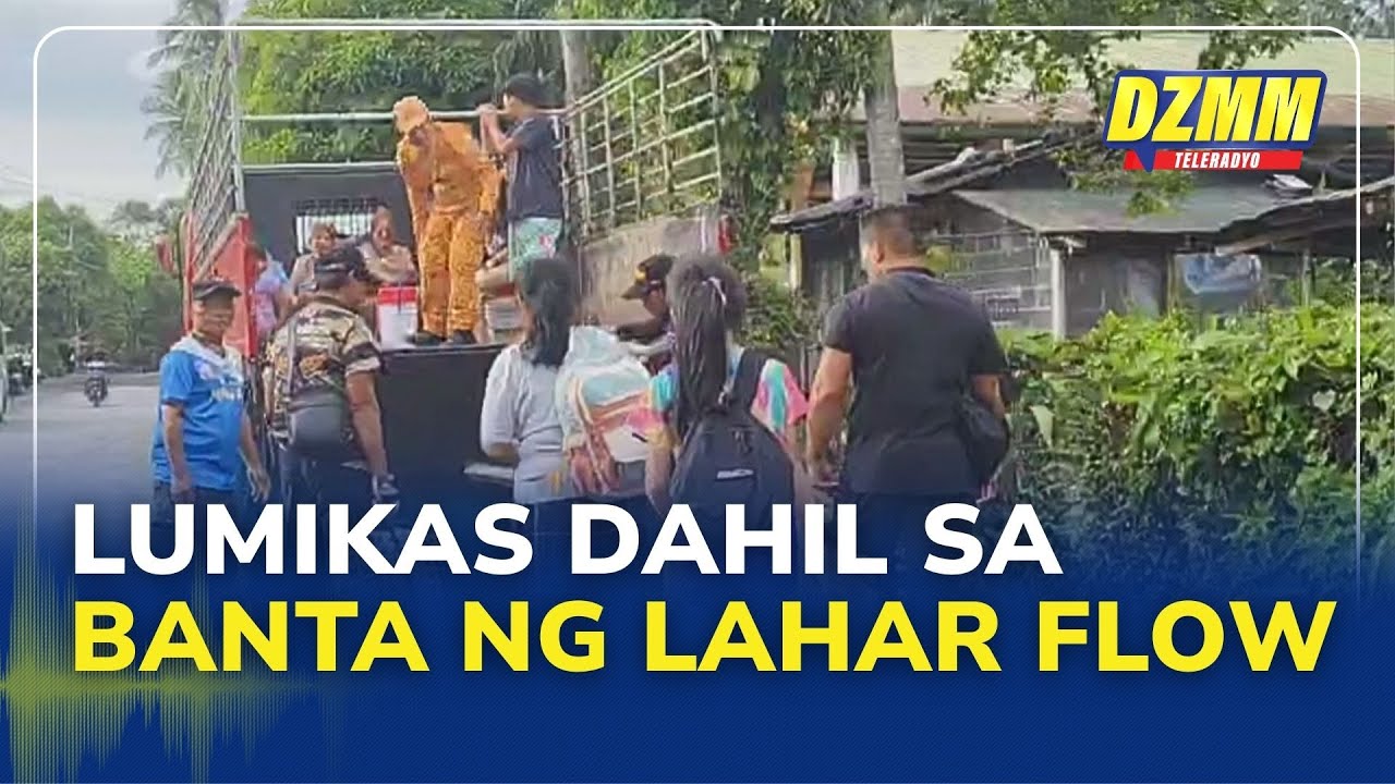 Almost 2.7K Albay residents evacuate due to lahar flow threat | Balitapatan (16 January 2026)
