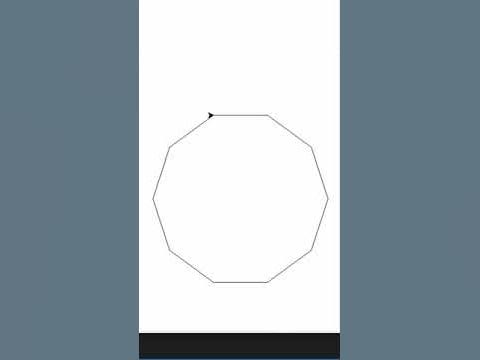Decagon using turtle in Python - YouTube