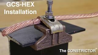 GCS-HEX Mechanical Ground to Steel Installation