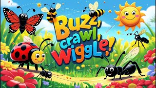 Meet the Bugs! 🐜Buzz, Crawl, Wiggle! | Learn About Bugs for Preschoolers🐞 Simple Story for Toddlers