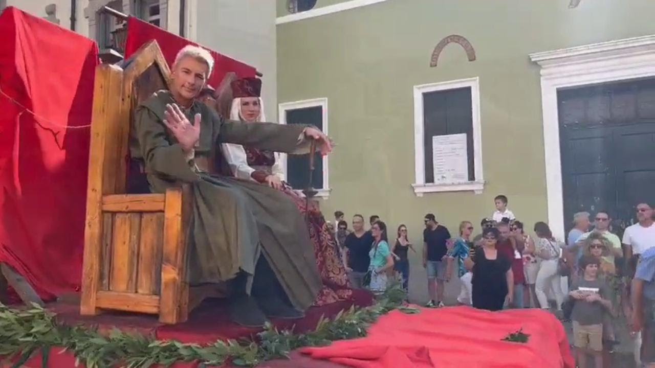 Palio di Montagnana, tra i figuranti l'attore Farnesi e la consigliera regionale Venturini