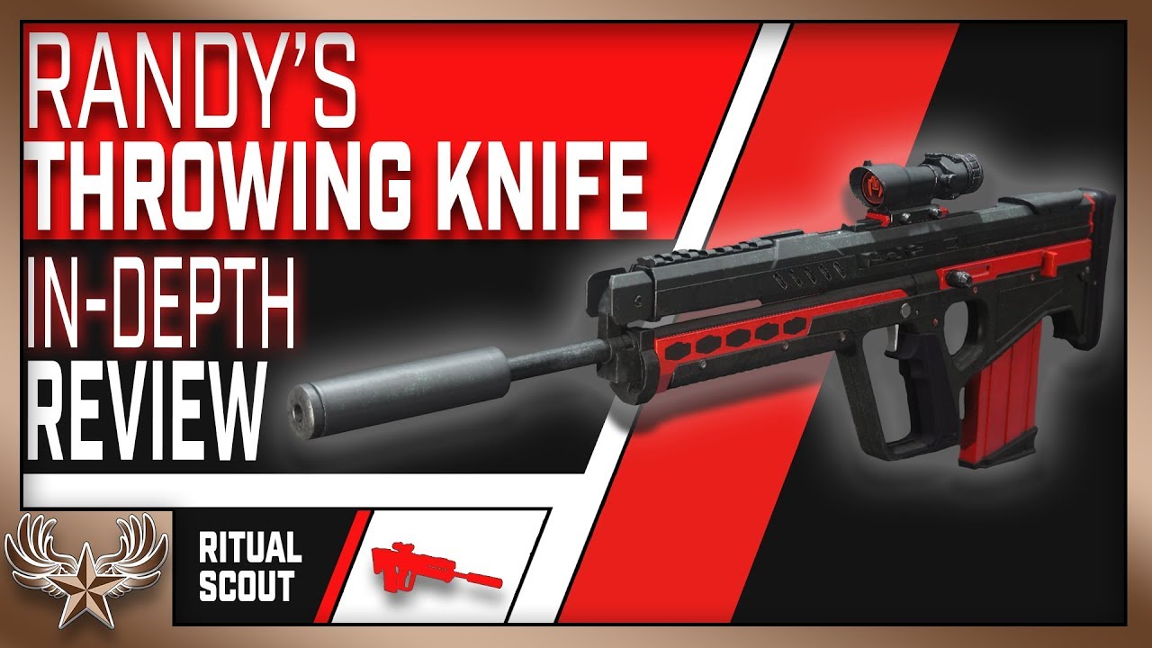Randy's Throwing Knife InDepth (Crucible Ritual Scout) YouTube