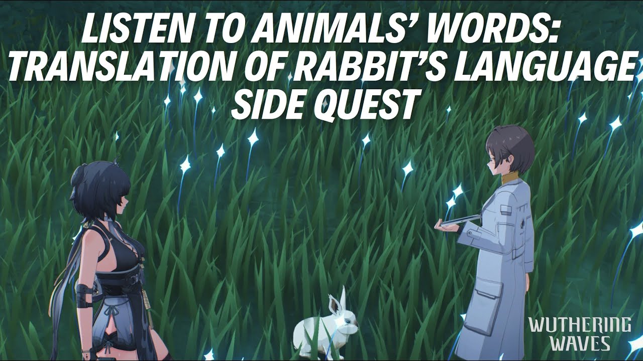 Secret Rabbit Language LISTEN TO ANIMALSβ WORDS: TRANSLATION OF RABBITβS LANGUAGE SIDE QUEST ...
