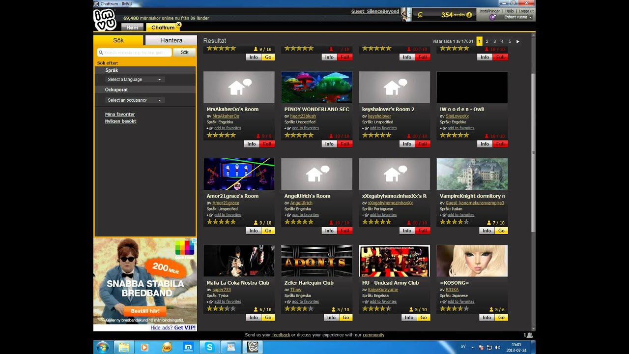 How to reduce lag in IMVU