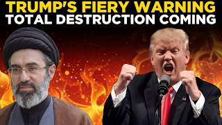 LIVE: TRUMP TO IRAN, 'YOU BROKE THE DEAL, NOW PAY, – Fiery Warning To End Whole Civilization