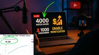 4000 Watch Hours Trick in 2025 | YouTube Live Screencast Se Monetization Ka Shortcut 💰 (100% Real)