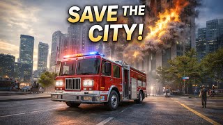 Fire Truck Rescue Simulator 3D - Real Fire Fighting Fireman's Daily Job - Android GamePlay screenshot 5