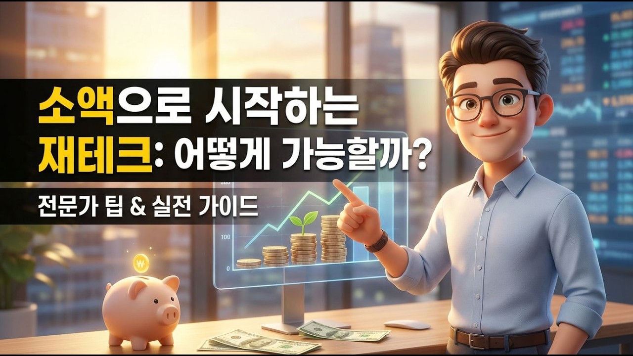 왜 소액 재테크는 불가능하다고 생각하나요?