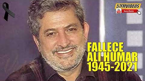 FALLECE ALI HUMAR 1945-2021 LUTO EN LA TELEVISION COLOMBIANA