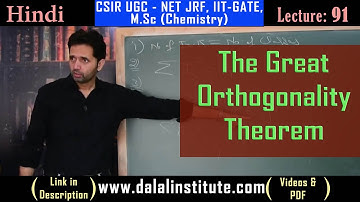 The Great Orthogonality Theorem: Properties of Irreducible Representations