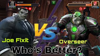 R5 Joe Fixit vs R5 Overseer - who's Better Rank up? - marvel contest of champions