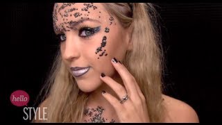 Futuristic Makeup Tutorial -- How To Do Futuristic Makeup -- Beauty Smartie Megan, meganheartsmakeup