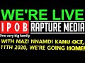 Mazi Nnamdi Kanu Live Broadcast & Lecture Via Radio Biafra & Ipob C.R, Oct 11Th 2020, 7Pm GMT.